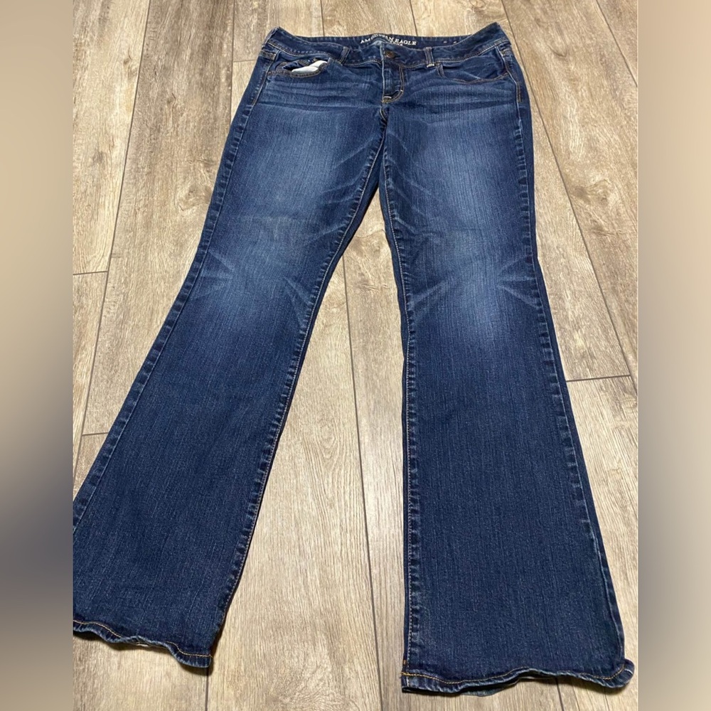 American Eagle “stretch” kick boot jeans size 16